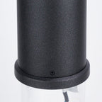 Modern Front Lawn Bollard Light |  Black LED Path Lights