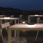 Seamless Solar Disk Lights Elegant LED Ground Lighting for Outdoor Landscapes