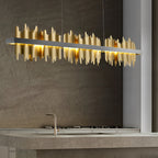 Mountains Shapded Stepless Dimming LED Postmodern Chandelier