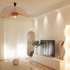 Creative French Style Hat Fabric Nordic Chandelier Pendant Light Fixture