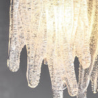 [Open-Box]Creative Handmade Glass LED Button Switch Copper Modern Pendant Lights