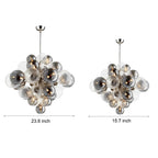 Glass Bubbles Ball Designer Creative LED Post-Modern Chandelier Light
