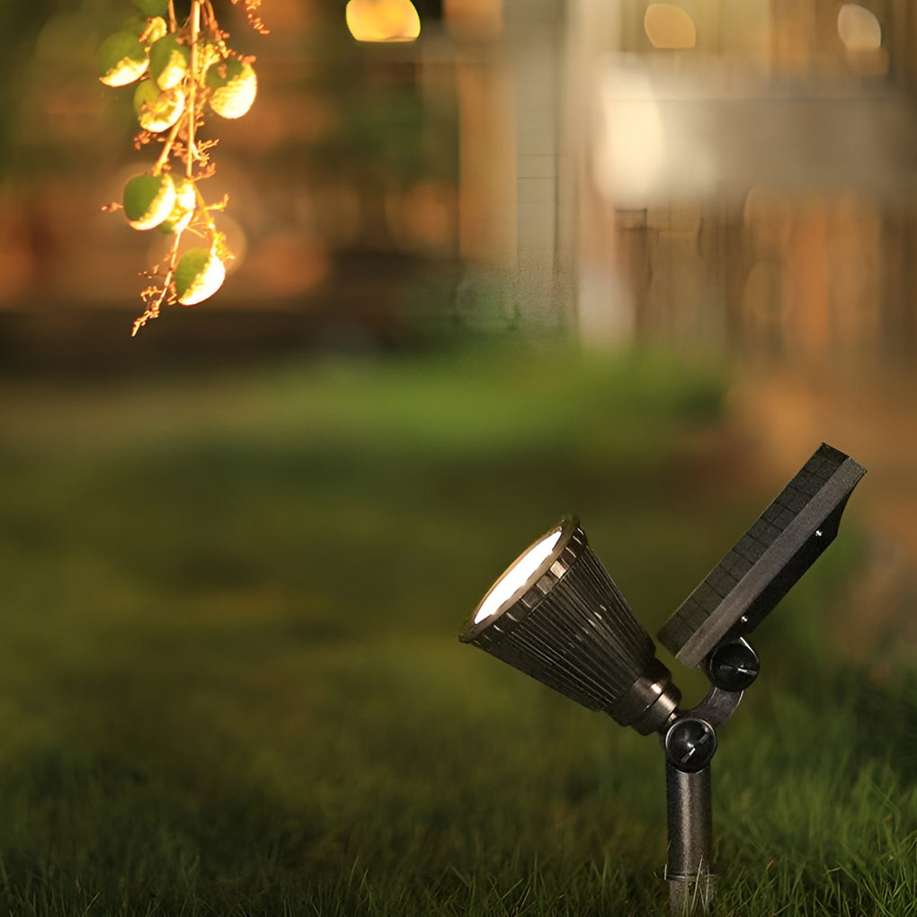 Solar Powered Spotlights Waterproof Modern Landscape Light