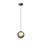 6.3-inch Glass Bubble 1-Light Pendant Light