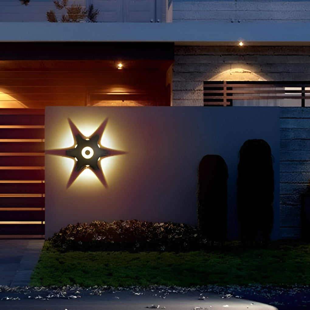 Flower Shaped LED Waterproof Nordic Wall Washer Lights