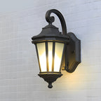 Minimalist Frosted Glass Waterproof European-Style Outdoor Wall Lamp