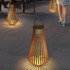 Adjustable Portable Wood LED Waterproof Modern Solar Garden Lights