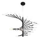 Elegant LED Chandelier Contemporary Spiral Sputnik Light
