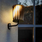 Creative Twisted Waterproof LED Modern Outdoor Wall Lamp Plug in Wall Lights