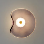 Irregular Round Glass Creative Postmodern Wall Lamp Wall Sconce Lighting
