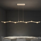 Long Branches Stepless Dimming LED White Modern Chandeliers
