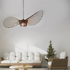 Creative French Style Hat Fabric Nordic Chandelier Pendant Light Fixture