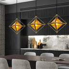 Creative Geometric Glass Modern Minimalist Island Lights Pendant Lights