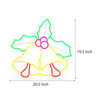 Small Bell Shape Luminous Lines Decorative Wall Decor LED Neon Signs