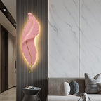 [Open-Box]Creative Feather Wall Light LED White Luxury Modern Wall Sconce Lamp Lighting