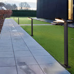 Minimalist LED Black Lawn Lamp Modern, Aluminum Outdoor Lighting
