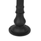 Outdoor European Style Aluminum Glass Post Lamp