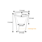 Waterproof Luminous Flowerpot Planter Intelligent Solar Outdoor Lights