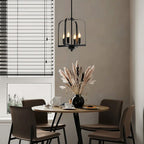 Creative Iron Cage American Country Style Chandelier Ceiling Light Fixture