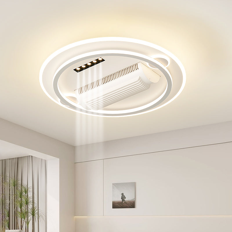 [BF220] BEMFAN 20'' Metal Bladeless Ceiling Fan with LED Light ,Voltage:100V-120V & 220V-240V