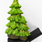 Resin Waterproof LED Christmas Tree Ground Inserted Solar Lawn Lights