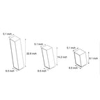 Artistic Cuboid Inclined LED Outdoor Lawn Lamp