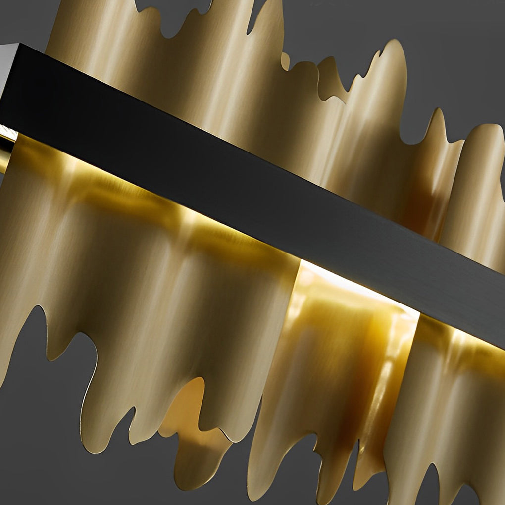 Mountains Shapded Stepless Dimming LED Postmodern Chandelier