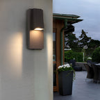Rectangle Waterproof LED Black Modern Outdoor Wall Lamp Wall Light Fixture
