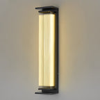 Creative Strip Waterproof Black Modern LED Wall Lamp Outdoor Wall Lights