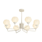 8 Flowers Bell Orchid Three Step Dimming Modern Hanging Lights Fixture