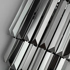 Creative Crystal Metal Three Step Dimming LED Post-Modern Wall Lamp