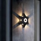 Flower Shaped LED Waterproof Nordic Wall Washer Lights