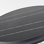 Modern Matte Black Solar LED Adjustable Brightness Outdoor Pathway Lighting