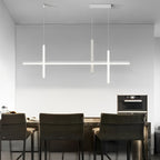 Minimalist Long Liner Lights Three Step Dimming Stepless Dimmable Chandeliers