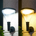 Waterproof LED Black Modern Solar Outdoor Wall Lights Wall Lamp