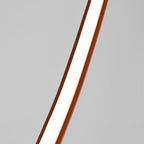 Flexible Long Art Leather Belts Minimalist Duplex Staircase Chandelier