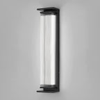 Creative Strip Waterproof Black Modern LED Wall Lamp Outdoor Wall Lights