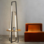 Modern 63 inch Metal, LED and Tray Floor Lamp for Living Room