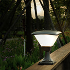 Outdoor Garden Pathway Light Simple Black Hard-Wired Bollard Light