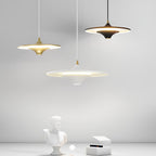 Adjustable Creative Round COB Nordic Pendant Lights Hanging Ceiling Lamp