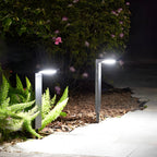 Eco-Friendly Smart LED Outdoor Lawn Lamp Solar Path Lighting with Auto On/Off