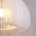 Lantern Shaped 3 Step Dimming LED 16W White Nordic Pendant Light