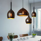 Creative Iron E27 Black Retro Industrial Pendant Light Hanging Ceiling Lights