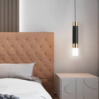 Personality Minimalist LED Black Nordic Pendant Light Kitchen Island Lighting