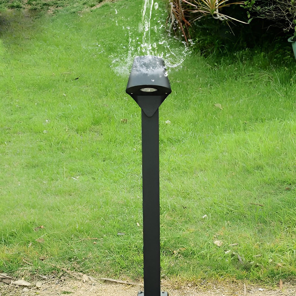 Sleek Black 10W LED Pathway Light Minimalist Outdoor Waterproof Lighting