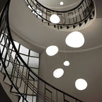 Creative PE Round Ball LED White Modern Pendant Light Hanging Lamp