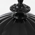 Dusk to Dawn Pillar Lights European Floral Globe Glass Light