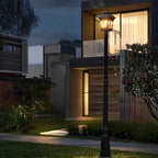 Retro Minimalist LED Waterproof European Style Garden Lamp Post Lights