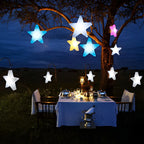 Colorful LED Stars USB Rechargeable 12V Modern Christmas Ornament Lights