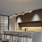 Long Branches Stepless Dimming LED White Modern Chandeliers